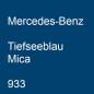 Preview: Mercedes-Benz, Tiefseeblau Mica, 933.